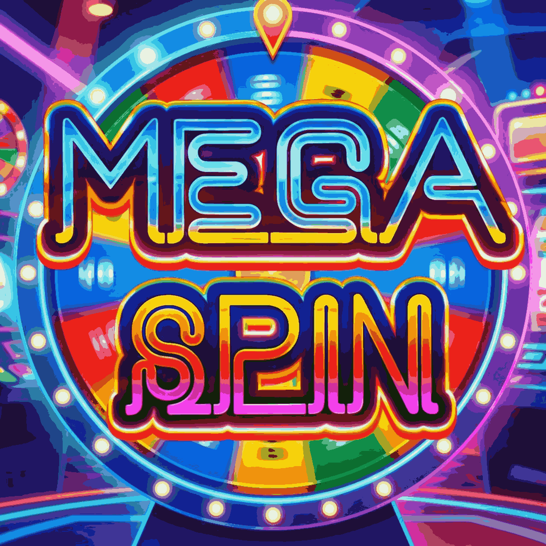Mega Spin sweepstakes game featured on the Luck Shack secure online portal.